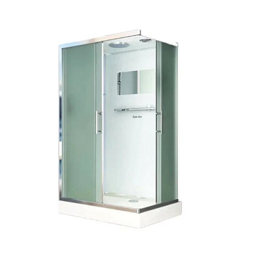 Душевая кабина Esbano EST EST-129 CKRU 120х90х210, прямоугольная