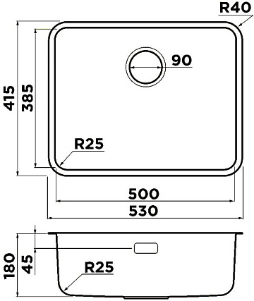 Мойка кухонная Omoikiri Omi 53-U/I Ultra-LG светлое золото