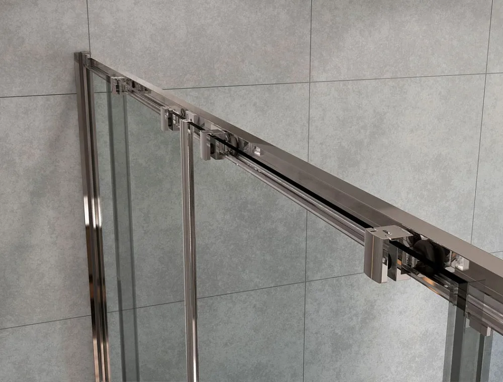 Душевая дверь в нишу Vincea Garda VDS-1G2190CL 190 см, профиль хром, стекло прозрачное Sancos — официальный сайт