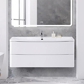 Тумба под раковину без столешницы BelBagno Acqua 120 подвесная, bianco lucido