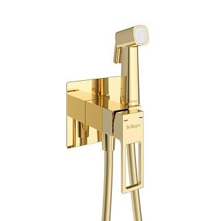 Гигиенический душ BelBagno Luce LUC-HGN-ORO, со смесителем, золото