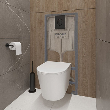 Система инсталляции для унитазов Grohe Rapid SL 1000044, 3 в 1 с панелью смыва