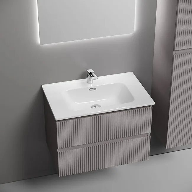 Тумба под раковину Sancos Snob T 70 подвесная Doha soft (пыльная роза), SNT70SM Sancos — Оригинал