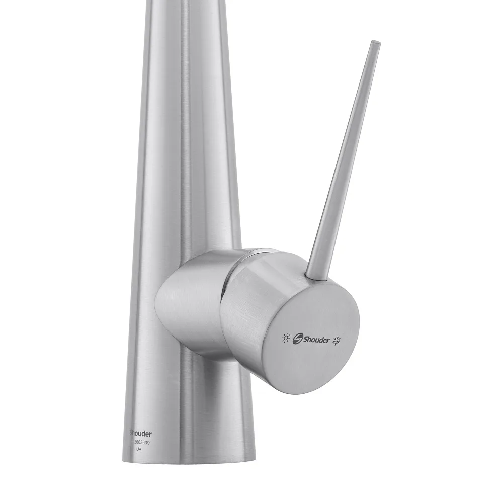 Смеситель для кухни Shouder Iten 0300605 с гибким изливом, хром Sancos — официальный сайт