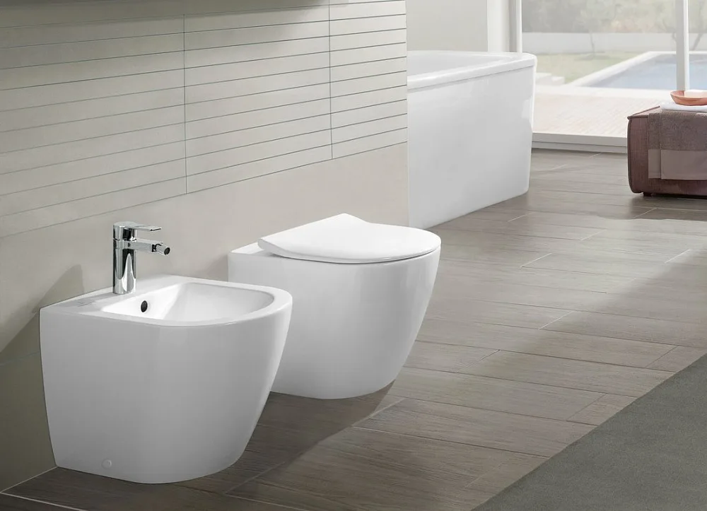 Унитаз приставной напольный Villeroy & Boch Subway 2.0 5602R0R1 Sancos — официальный сайт