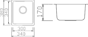 Мойка кухонная Seaman Eco Roma SMR-3438A