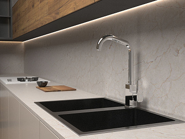 Смеситель для кухни Shouder Sharp 0380504, хром