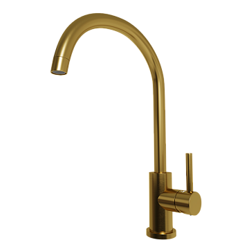 Смеситель для кухни Emar PVD ECB - 3004 PVD Golden