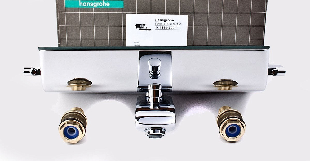 Термостатический смеситель Hansgrohe Ecostat Select 13141400, для ванны с душем