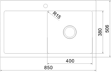 Мойка кухонная Oulin OL-FTR102R