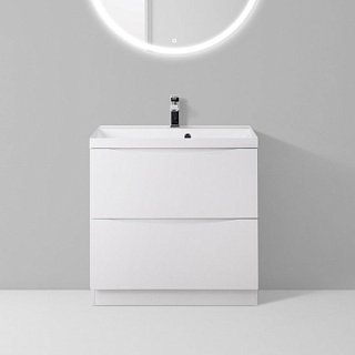 Тумба под раковину без столешницы BelBagno Marino 60 bianco lucido, напольная