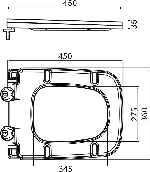 Крышка-сиденье BelBagno Ardente-C BB3202SC-MB матовая черная Sancos — Оригинал