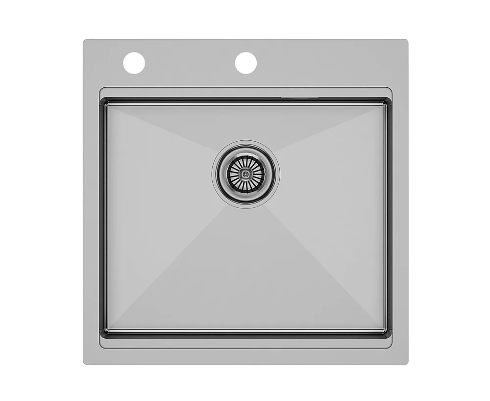 Мойка кухонная Paulmark Kroner PM705151-BS, брашированная сталь Sancos — официальный сайт