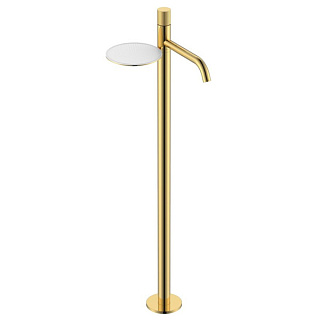 Напольный смеситель для раковины Boheme Stick 120-GG.4 gold spirale