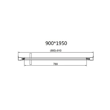 Душевой уголок Vincea Slim VSR-4SLP9090CLG 90х90 см, профиль брашированное золото, стекло прозрачное