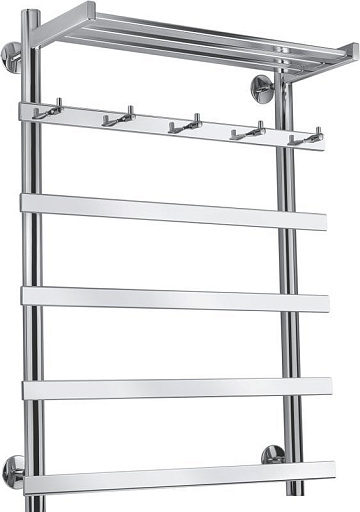 Полотенцесушитель электрический Secado Понтида 1 КСП, R 80x50, хром