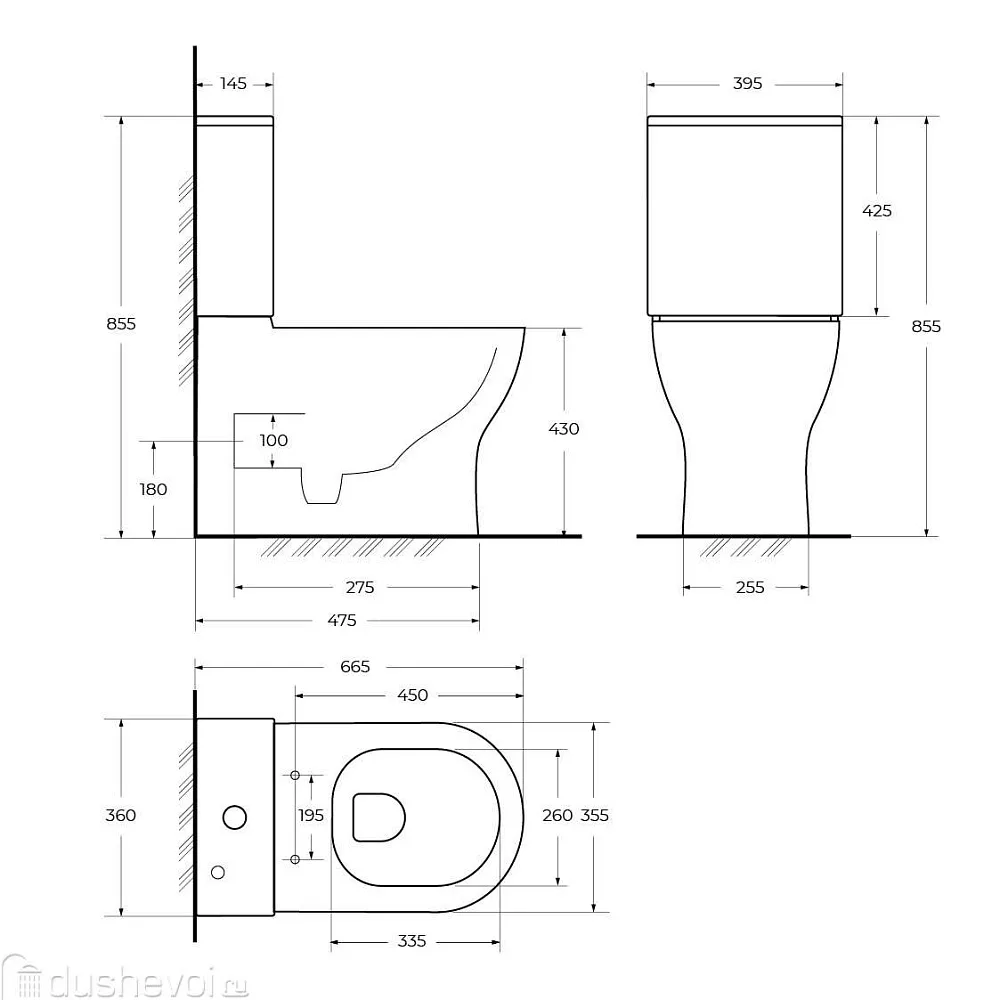 Чаша для унитаза-компакта BelBagno Sfera-r BB2141CP-TOR Sancos — официальный сайт