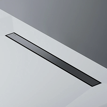 Душевой трап (лоток) AM.PM MasterFlow Tile 80 см, черный матовый
