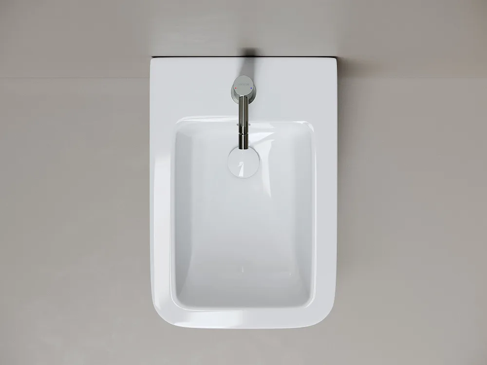 Биде подвесное Ceramicanova Miro CN11004 белый Sancos — официальный сайт