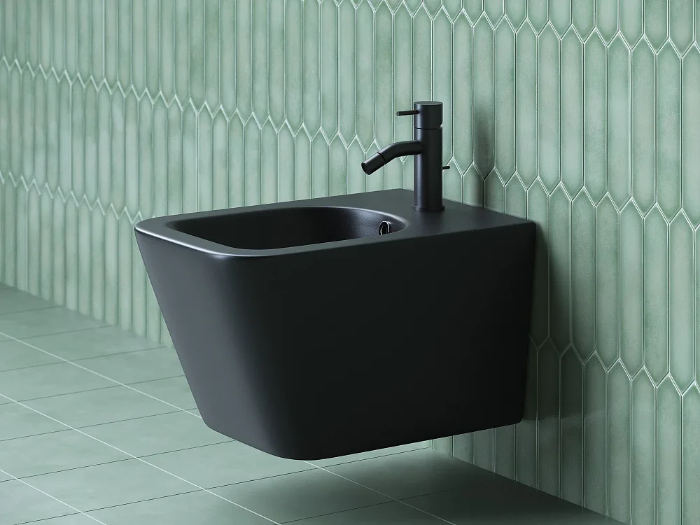 Биде подвесное Ceramicanova Metric CN3008MB Sancos — официальный сайт