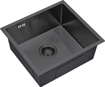 Мойка кухонная S.K.Sanitary SKS 4844 GRAFIT с сифоном