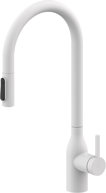 Смеситель для кухни Paulmark Universal Un213880-WH белый