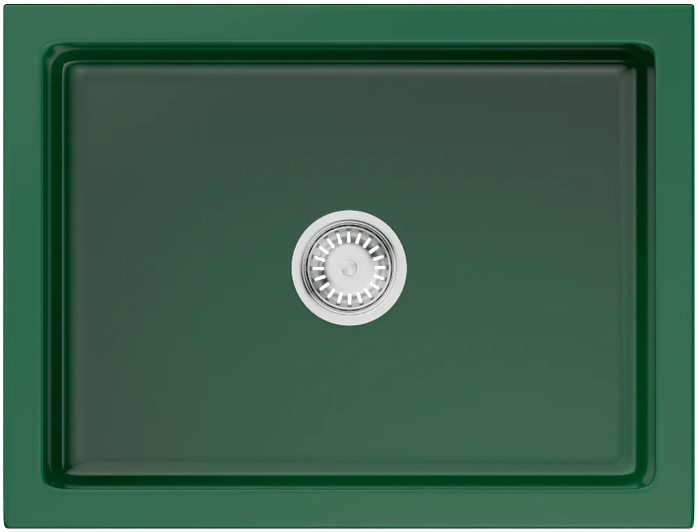 Мойка кухонная Omoikiri Mikura 61-RG Glossy royal green Sancos — официальный сайт