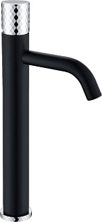Смеситель для раковины Boheme Stick 122-BCR black diamond chrome