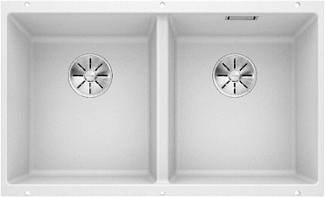 Мойка кухонная Blanco Subline 350/350-U белая