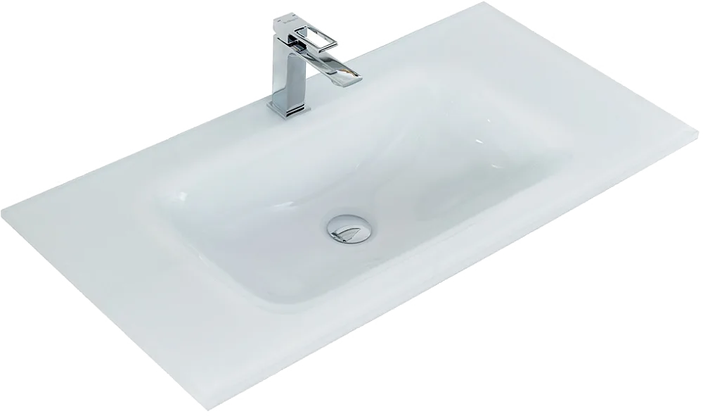 Мебельная раковина BelBagno BB1010/465-LV-VTR-BL белая Sancos — официальный сайт