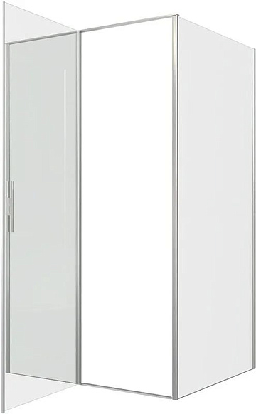 Душевой уголок Allen Brau Priority 120x100, профиль серебро браш, стекло прозрачное