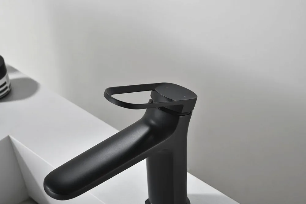 Смеситель для раковины Black&White Gravity 7109MB matt black Sancos — официальный сайт