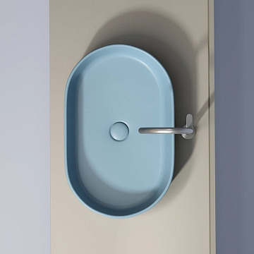 Накладная раковина Ceramicanova Element CN6048ML голубая матовая