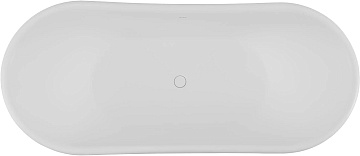 Ванна из искусственного камня Allen Brau Krion Classic 170x75 см, отдельностоящая, матовая белая, ов