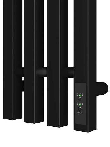 Полотенцесушитель электрический APEXTERMO Сириус SR10113BM 110x20 см, подключение справа, скрытое по