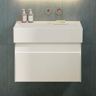 Тумба под раковину без столешницы KERAMA MARAZZI Logica 70 подвесная, белоснежная
