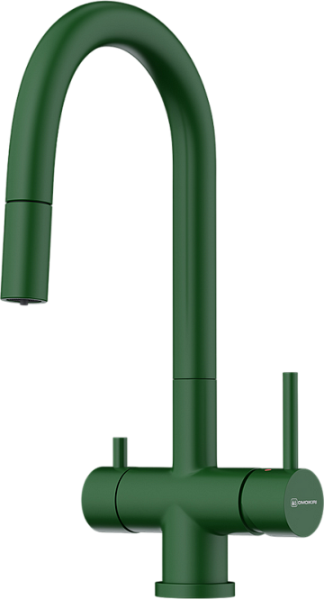 Смеситель для кухни Omoikiri Akita-S-RG royal green