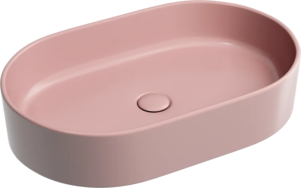 Накладная раковина Ceramicanova Element CN6048MP розовая матовая Sancos — официальный сайт