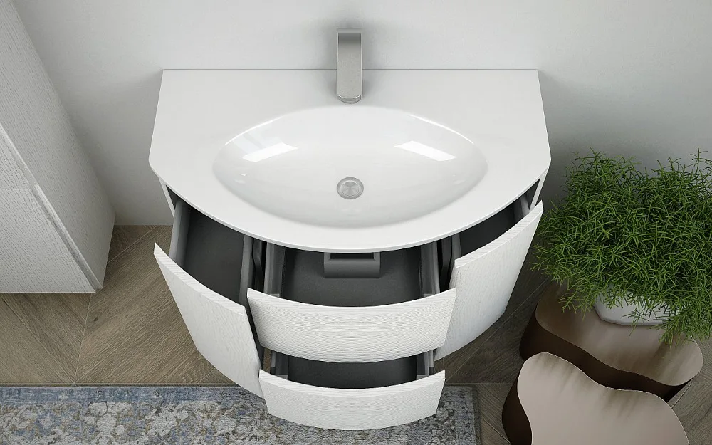 Мебельная раковина Cezares Eden 82399 Extra Light 91 см Sancos — официальный сайт