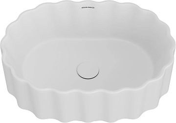 Накладная раковина KERAMA MARAZZI Conchiglia 50 белая матовая