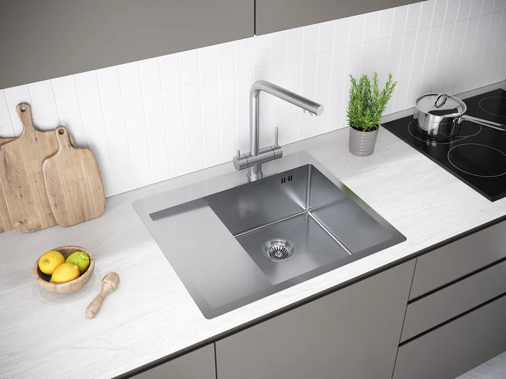 Смеситель для кухни Paulmark Skalen Sk213020-SS Sancos — официальный сайт
