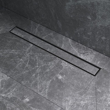 Душевой трап (лоток) AM.PM MasterFlow Tile 60 см, черный матовый