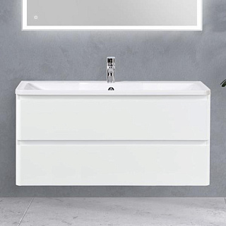 Тумба под раковину без столешницы BelBagno Albano 120 подвесная, bianco lucido