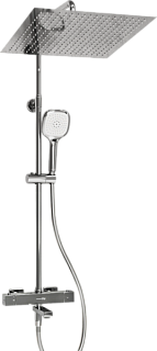 Душевая стойка Wasserkraft Aller A199.119.065.087.CH Thermo, с термостатом, хром