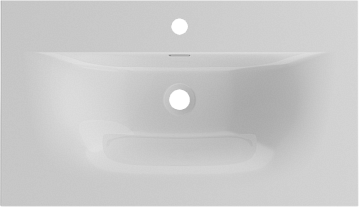 Мебельная раковина BelBagno BB-8099-90 глянцевая белая