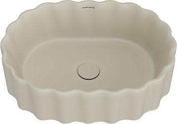 Накладная раковина KERAMA MARAZZI Conchiglia 50 песочная матовая
