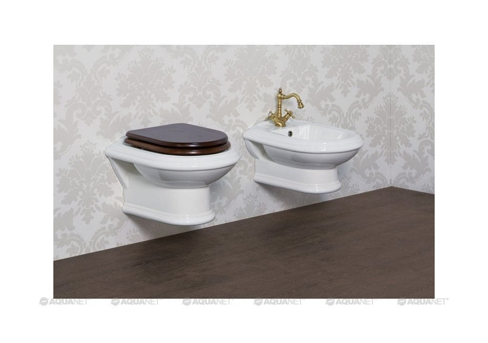 Крышка-сиденье Cezares King palace CZR-T-163-W-S-G с микролифтом, петли золото