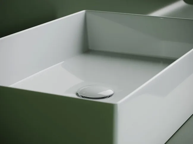 Накладная раковина Ceramicanova Element CN6070 белая глянцевая Sancos — Оригинал