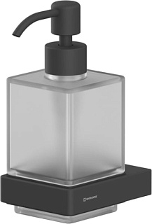 Дозатор WHITECROSS Cubo CU2440BL черный матовый