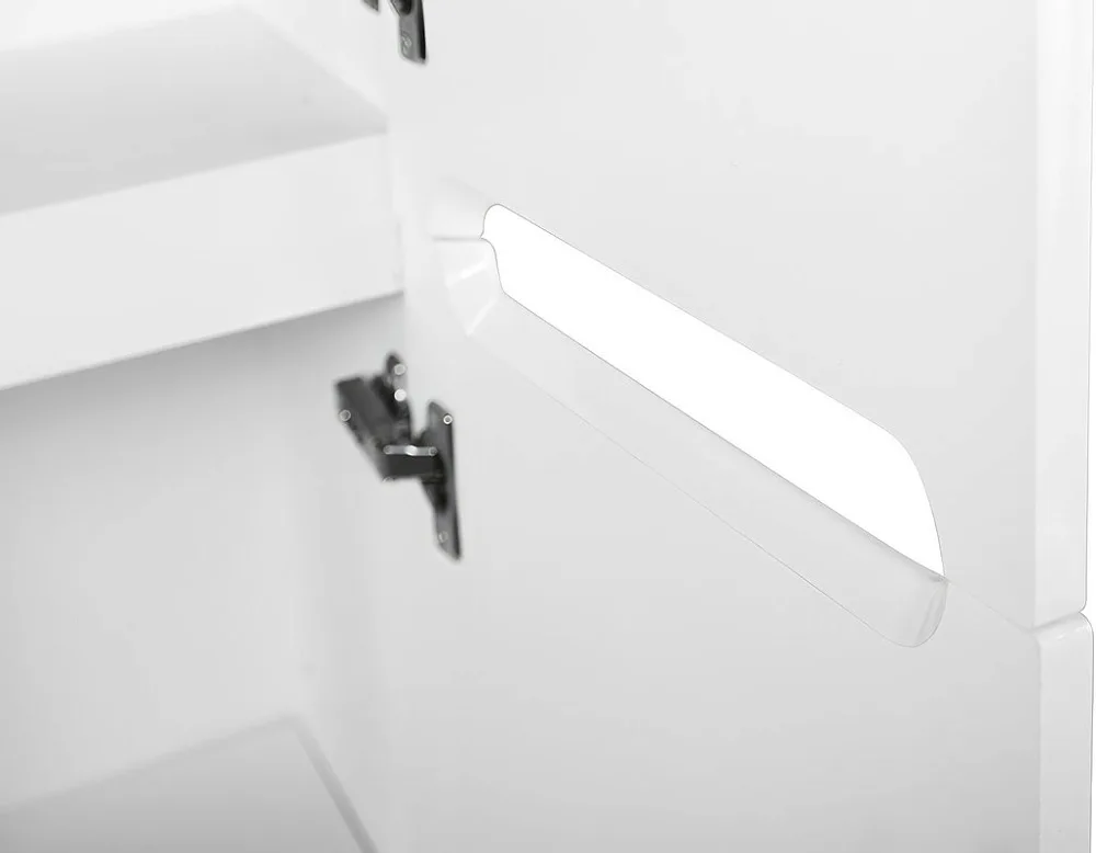 Шкаф-пенал для ванной BelBagno Etna 40 R bianco lucido Sancos — официальный сайт